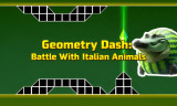 Geometry Dash: Battle With Italian Animals background