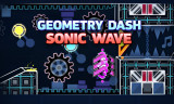 Geometry Dash Sonic Wave background