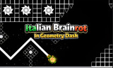 Italian Brainrot In Geometry Dash background