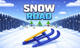 Snow Road background