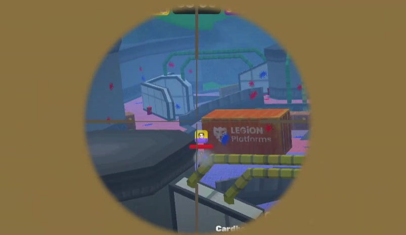 Accurate aiming will help players easily take down enemies in the Veck.io game at geodashgame.io