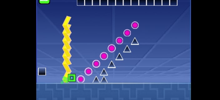 The defining characteristic of Geometry Dash Spam is that players must continuously click the mouse or keyboard - geodashgame.io